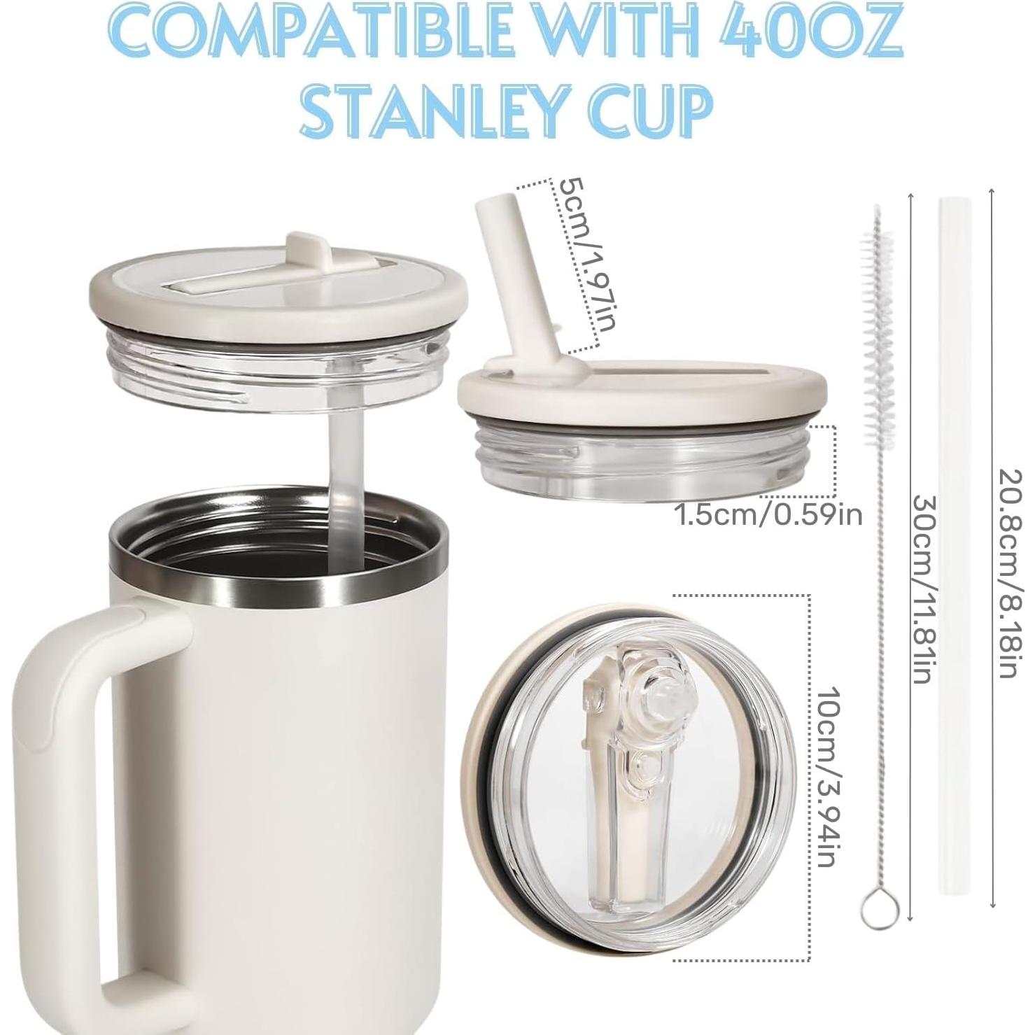 Tapa a prueba de fugas para Stanley H2.0 Quencher 40 oz - 4 Piezas