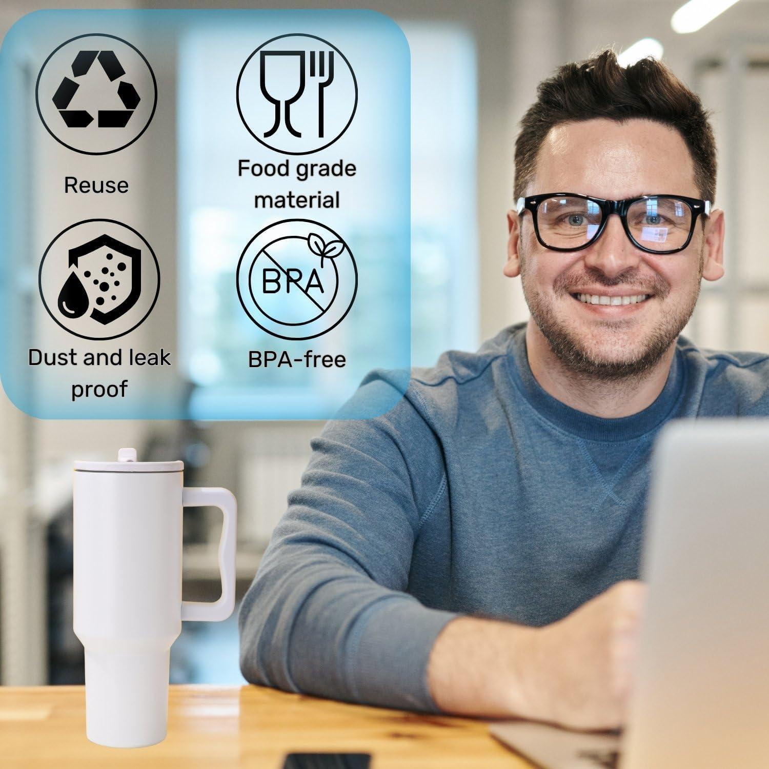 Tapa a prueba de fugas para Stanley H2.0 Quencher 40 oz - 4 Piezas