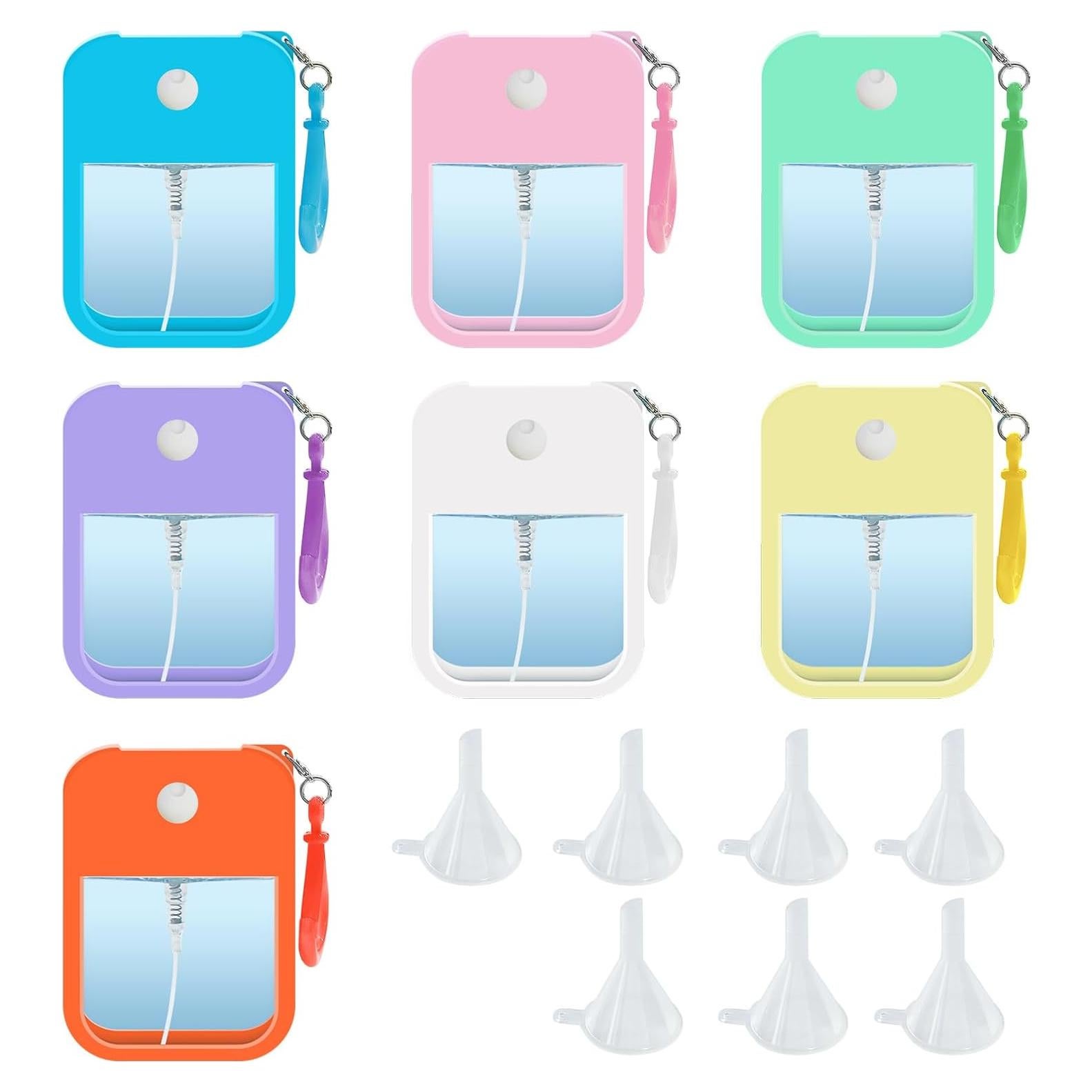 Set de 7 Botellas Spray Reutilizables YOKAMIRA 38ml con Funda