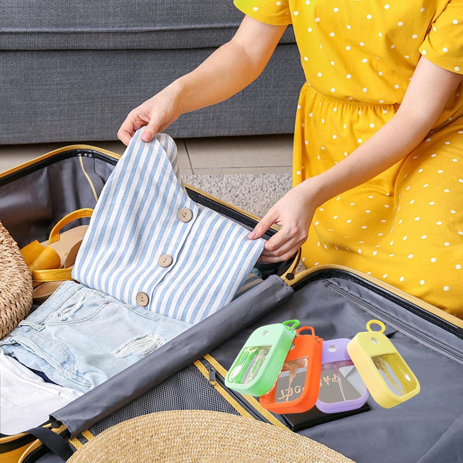 Set de 7 Botellas Spray Reutilizables YOKAMIRA 38ml con Funda