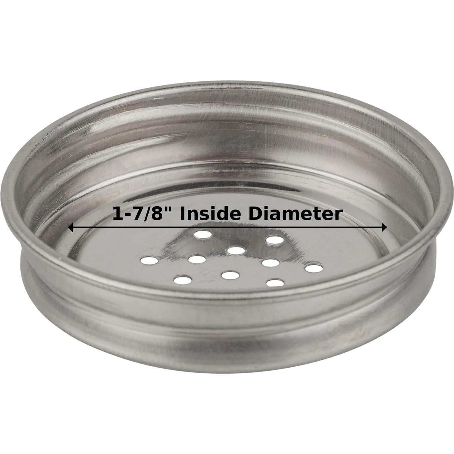 Tapa de tarro de especias UNIQANTIQ de acero pulido 4.76 cm