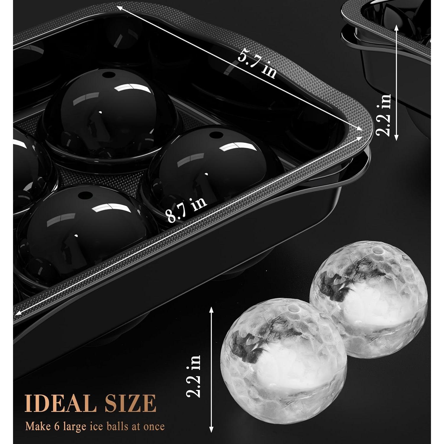 Bandeja de Hielo Redonda ICEXXP 2.2'' (5.6 cm) con Tapa