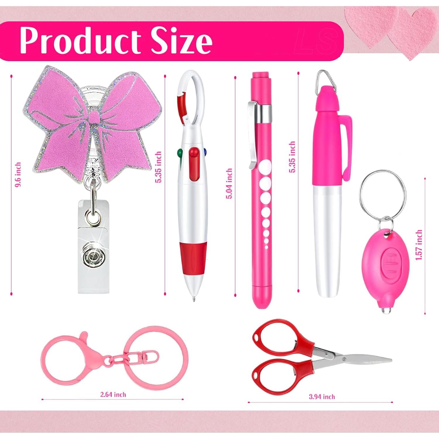 Kit de bolígrafos de enfermera KUNHEHO con clip y accesorios