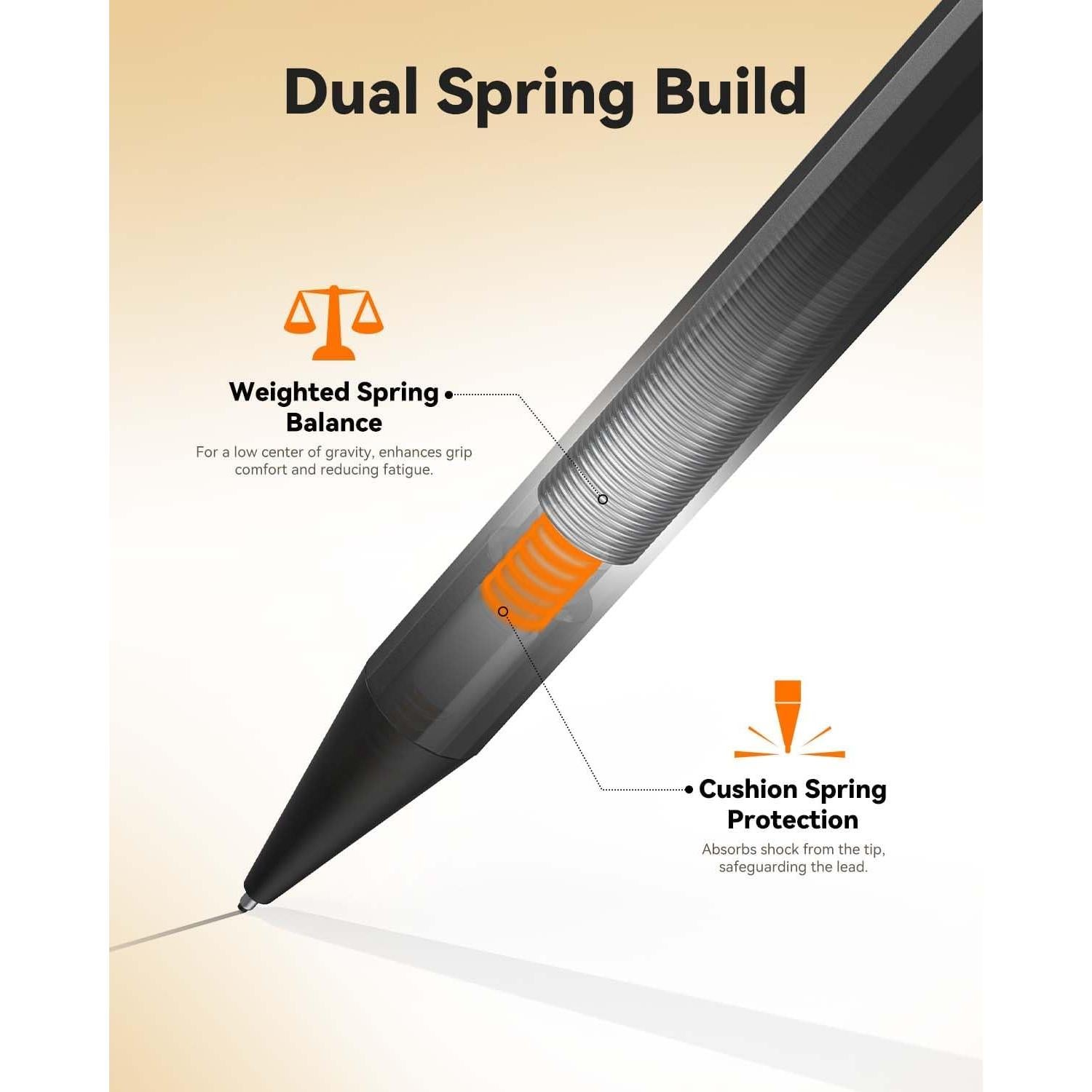 Lápices Mecánicos Metálicos Cuatro Caramelos 0.5mm - 5 Piezas