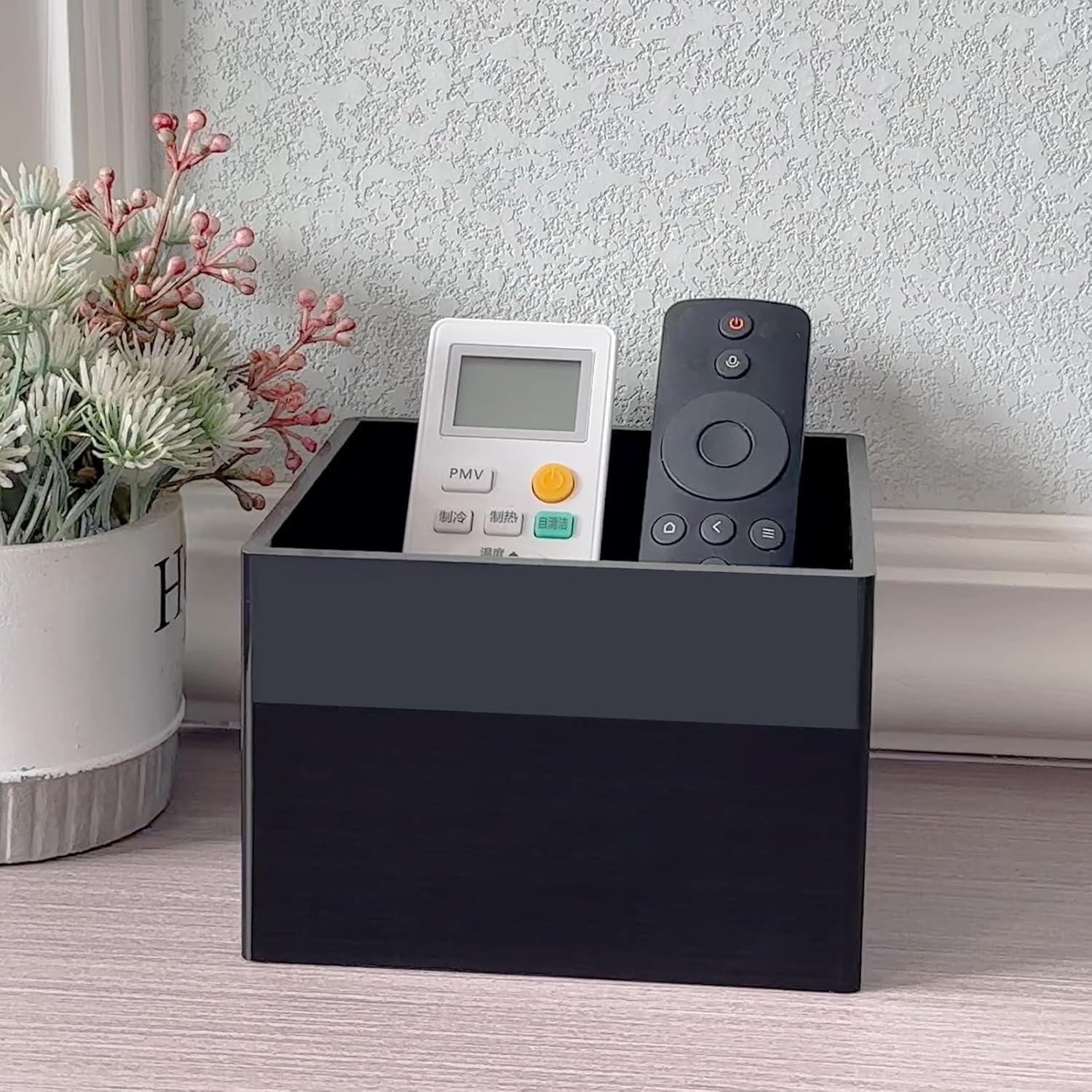 Soporte Organizador de Control Remoto DELIPPLY Acrílico Negro