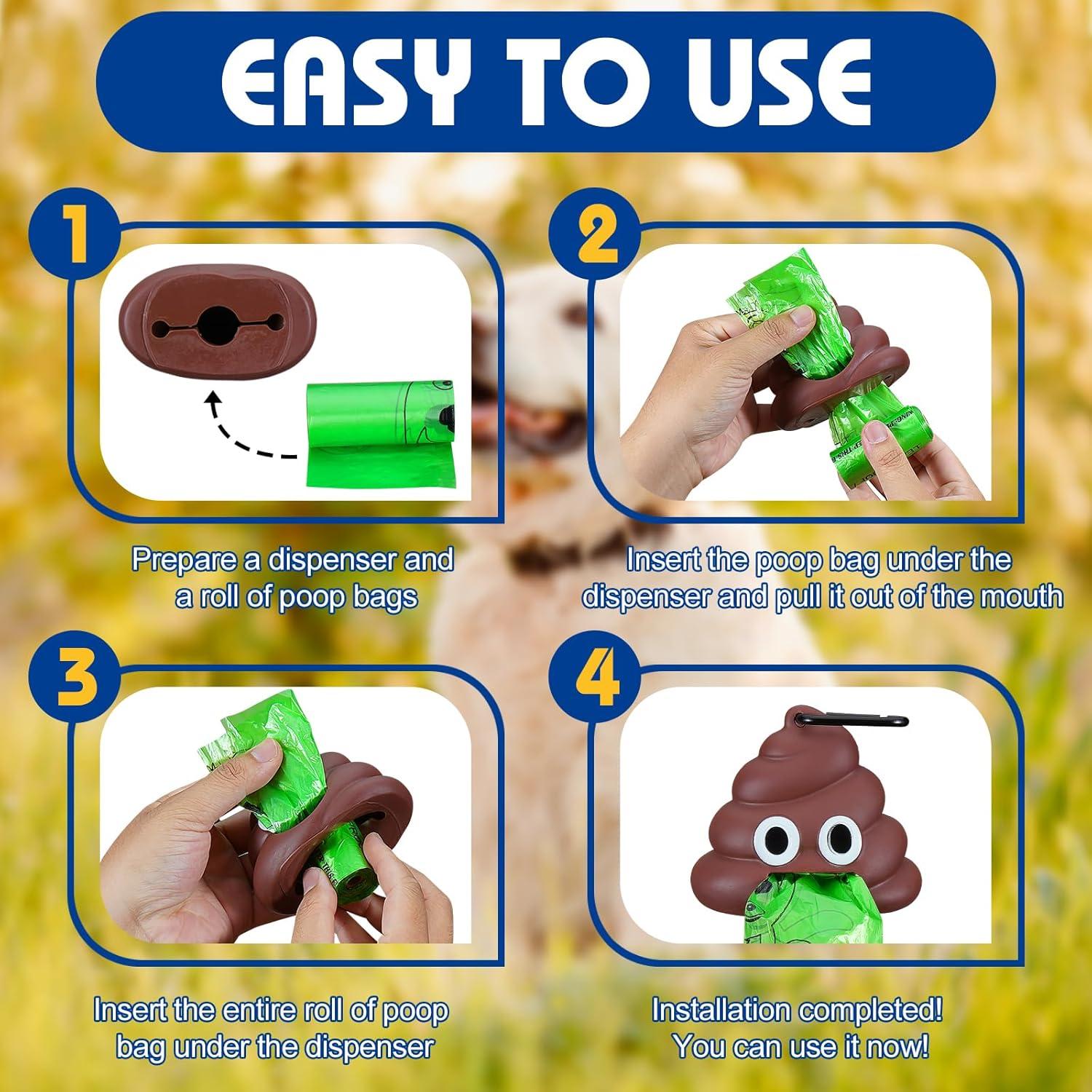 Bolsa de Excremento de Perro Letalong 150 Cuentas Aromatizadas