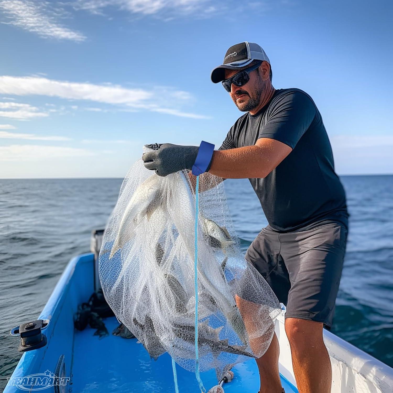 Red de Lanzamiento de Pesca Yeahmart 0.91m Nylon Plegable