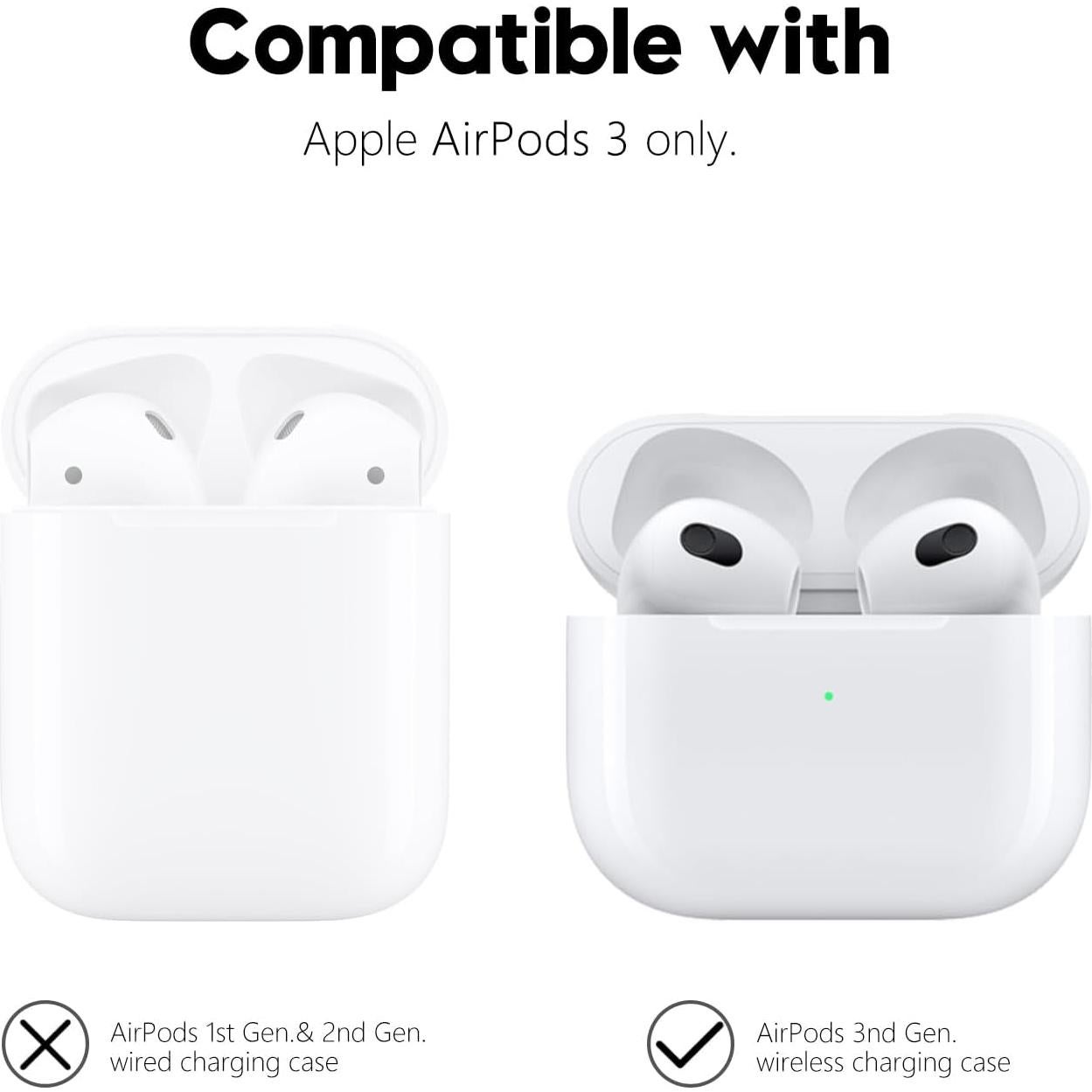 Funda Silicona Beige para Airpods 3 LoeoeL - Delgado y Elegante