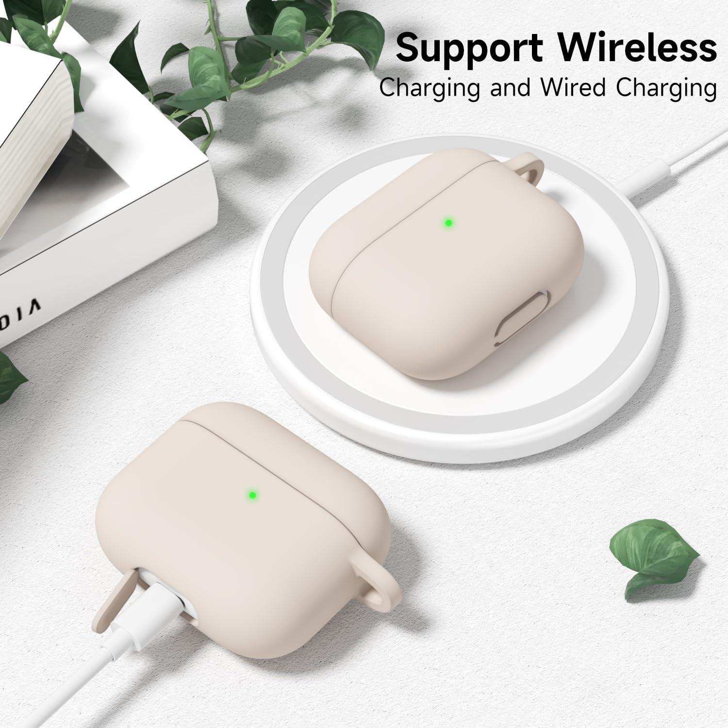 Funda Silicona Beige para Airpods 3 LoeoeL - Delgado y Elegante