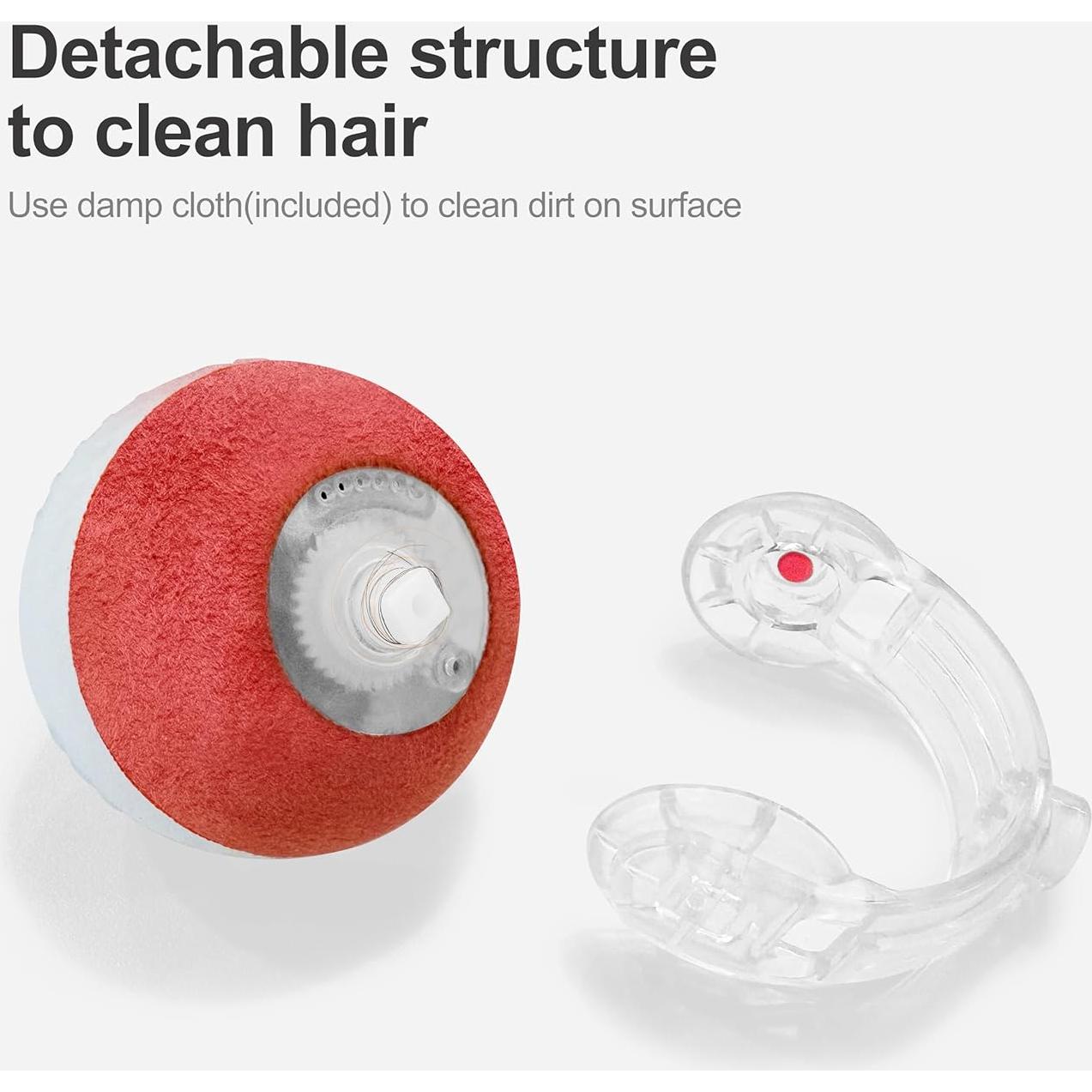 Juguete Interactivo para Gatos Jkanti Bola Ágil Naranja