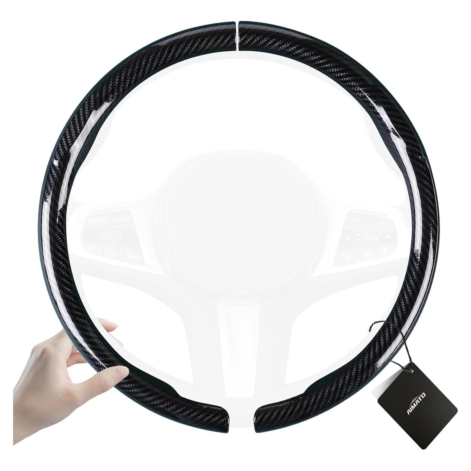 Cubierta de Volante Antideslizante Aimato 2 Piezas 14.5-15"