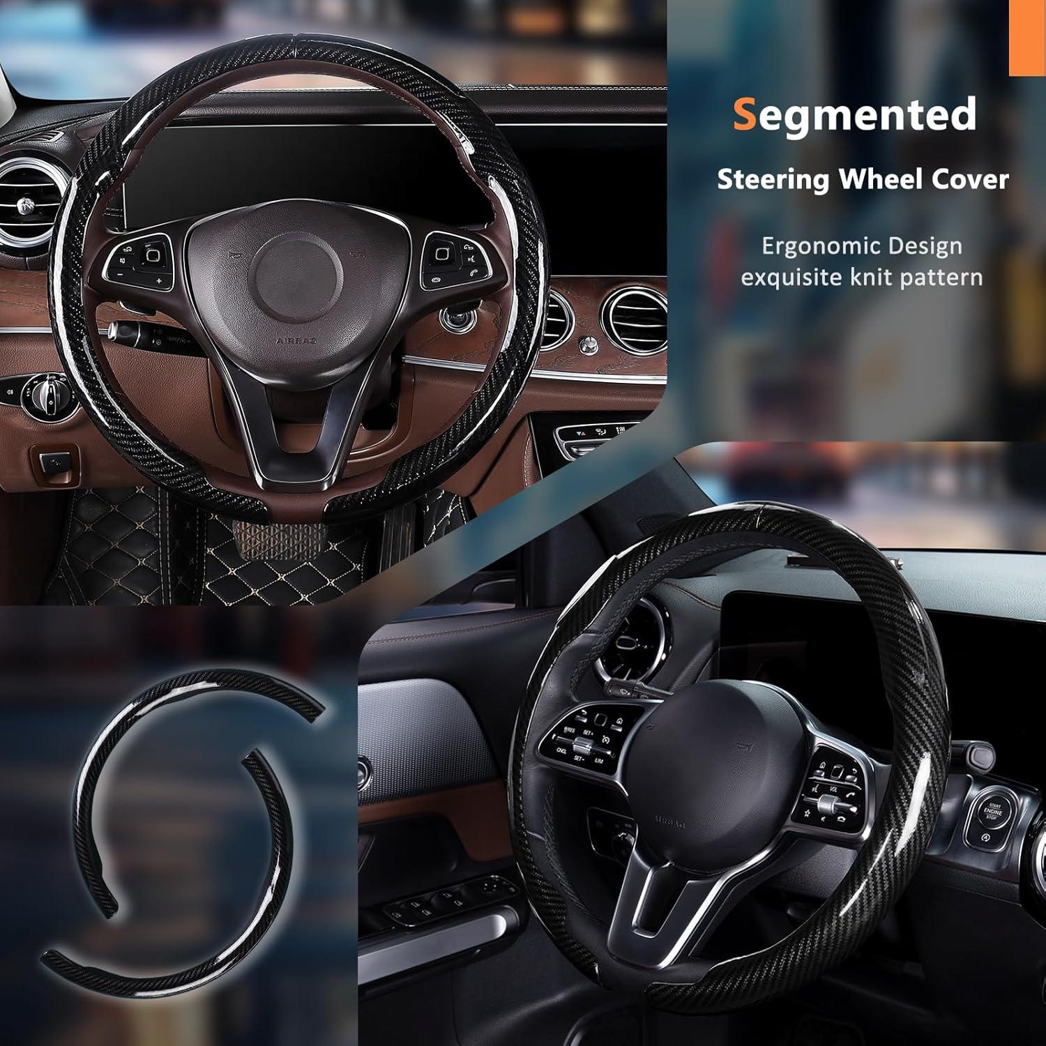 Cubierta de Volante Antideslizante Aimato 2 Piezas 14.5-15"