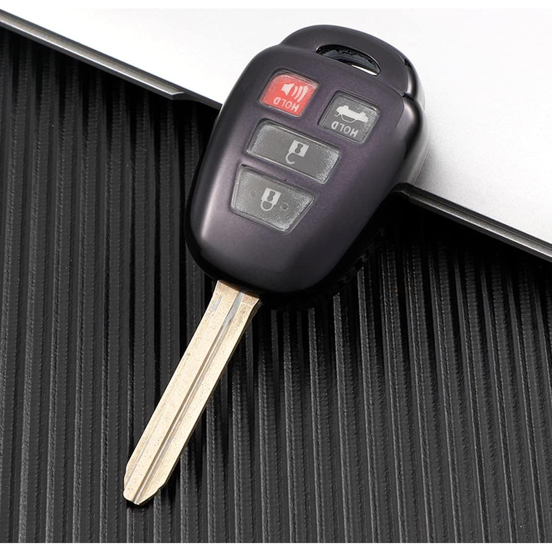 Funda de Llave TPU para Toyota Camry Avalon Corolla RAV4 4 Botones