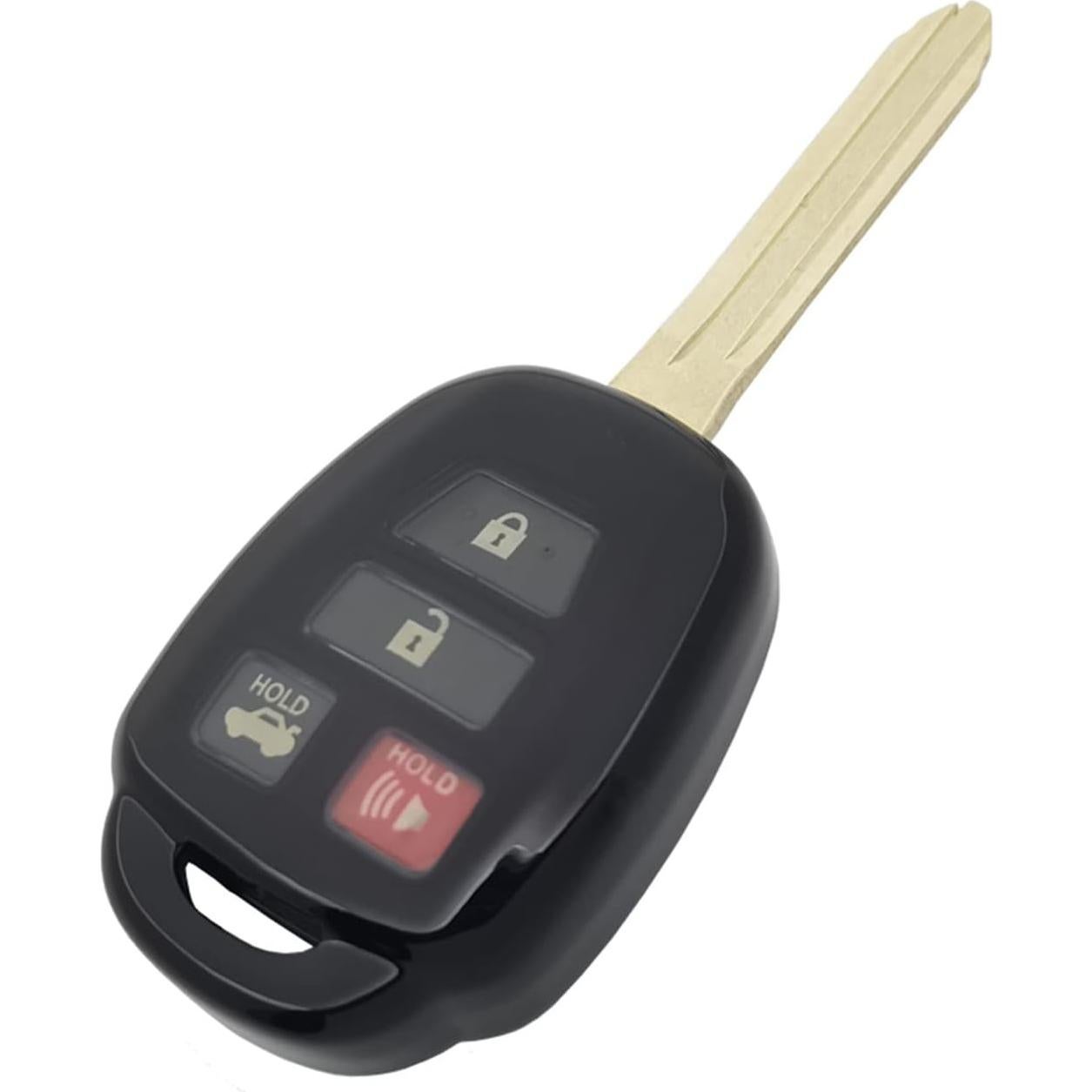 Funda de Llave TPU para Toyota Camry Avalon Corolla RAV4 4 Botones
