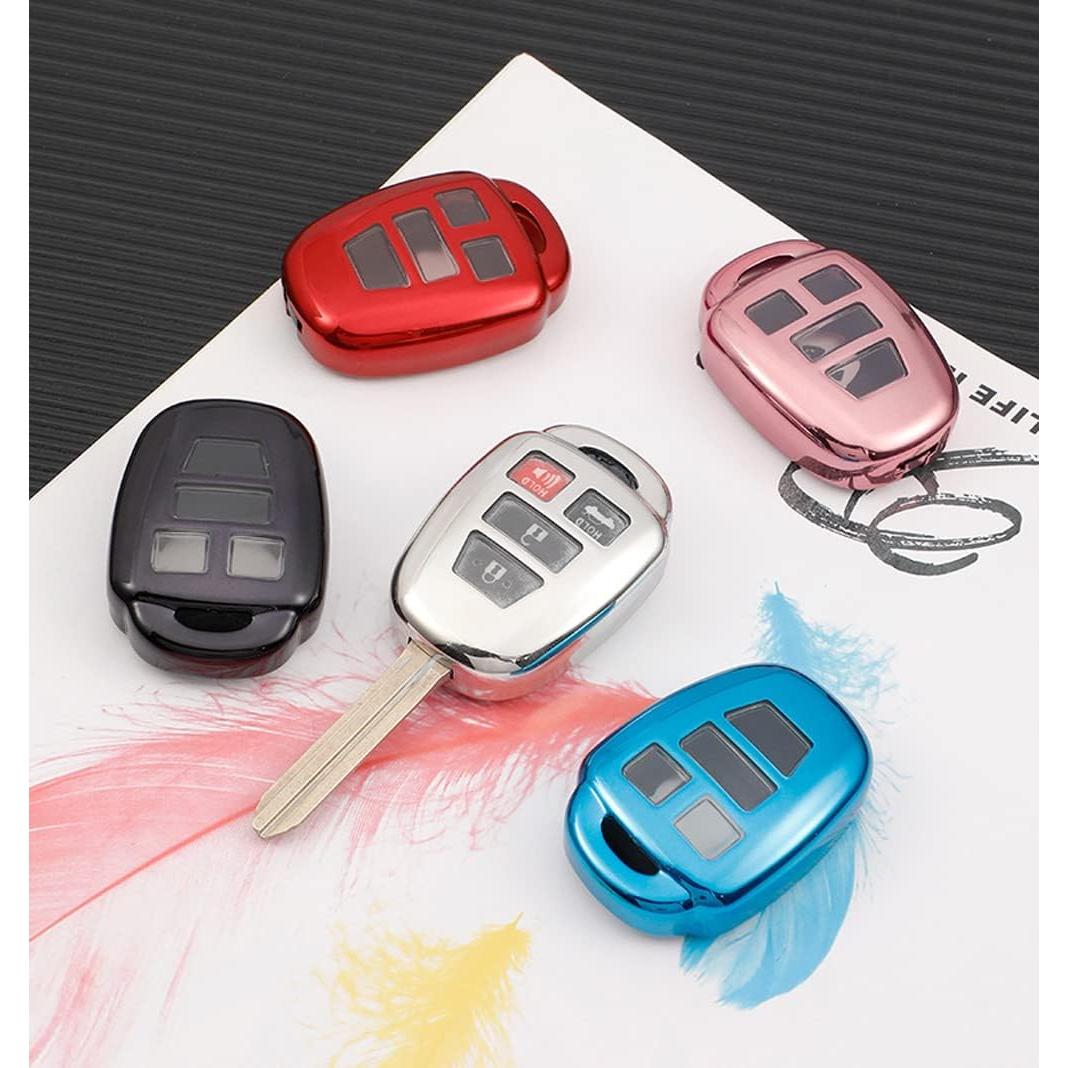 Funda de Llave TPU para Toyota Camry Avalon Corolla RAV4 4 Botones