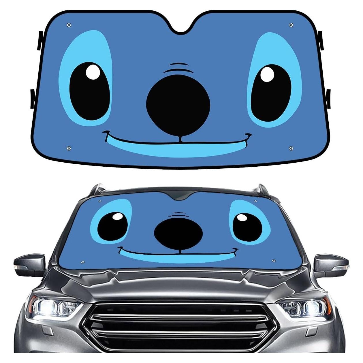 Protector Solar Parabrisas GENANY Ojos Caricatura 139.7x76.2 cm