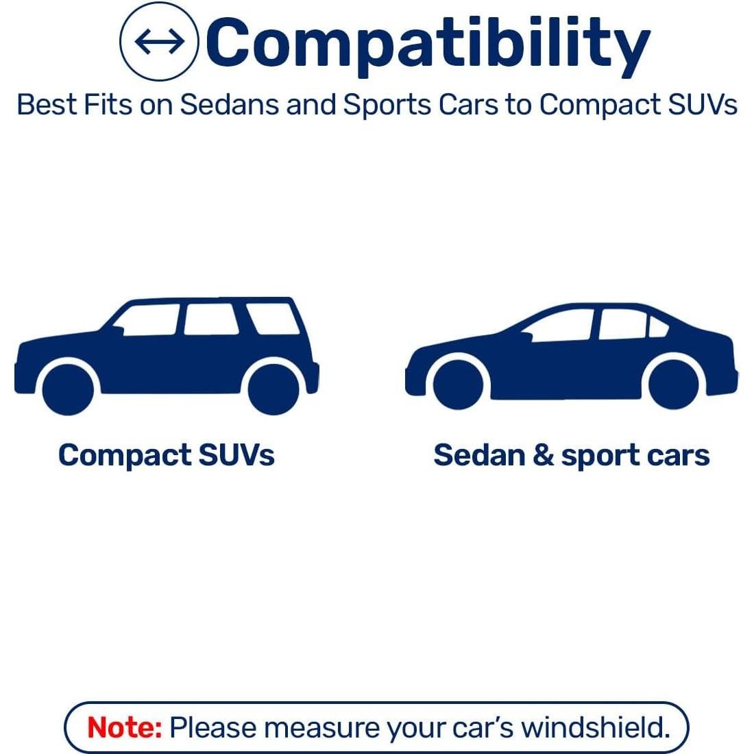 Protector Solar Parabrisas GENANY Ojos Caricatura 139.7x76.2 cm