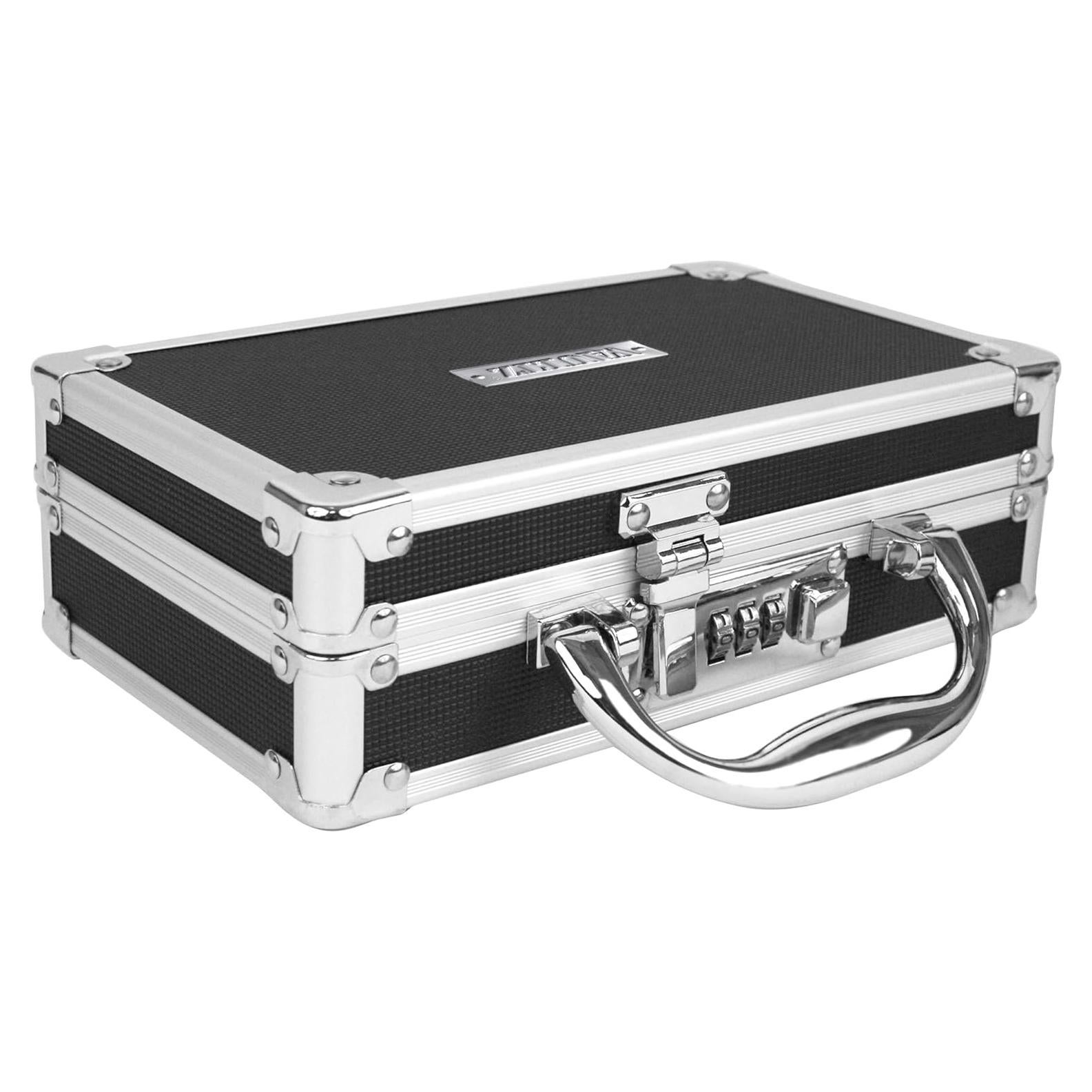 Caja de Seguridad para Medicamentos Vaultz - 21.2x12.7x6.4cm - Negro