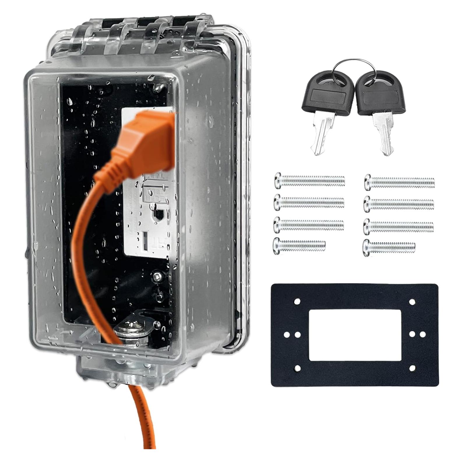 Cubierta de Enchufe Eléctrico Impermeable PILISPARK 1 Paquete