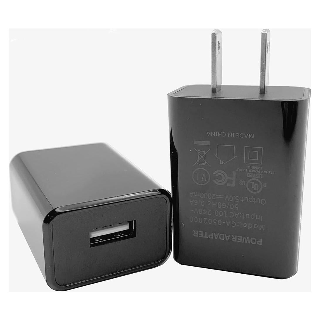 Cargador de Pared USB 5V 2A Huizhou 2PCS Negro