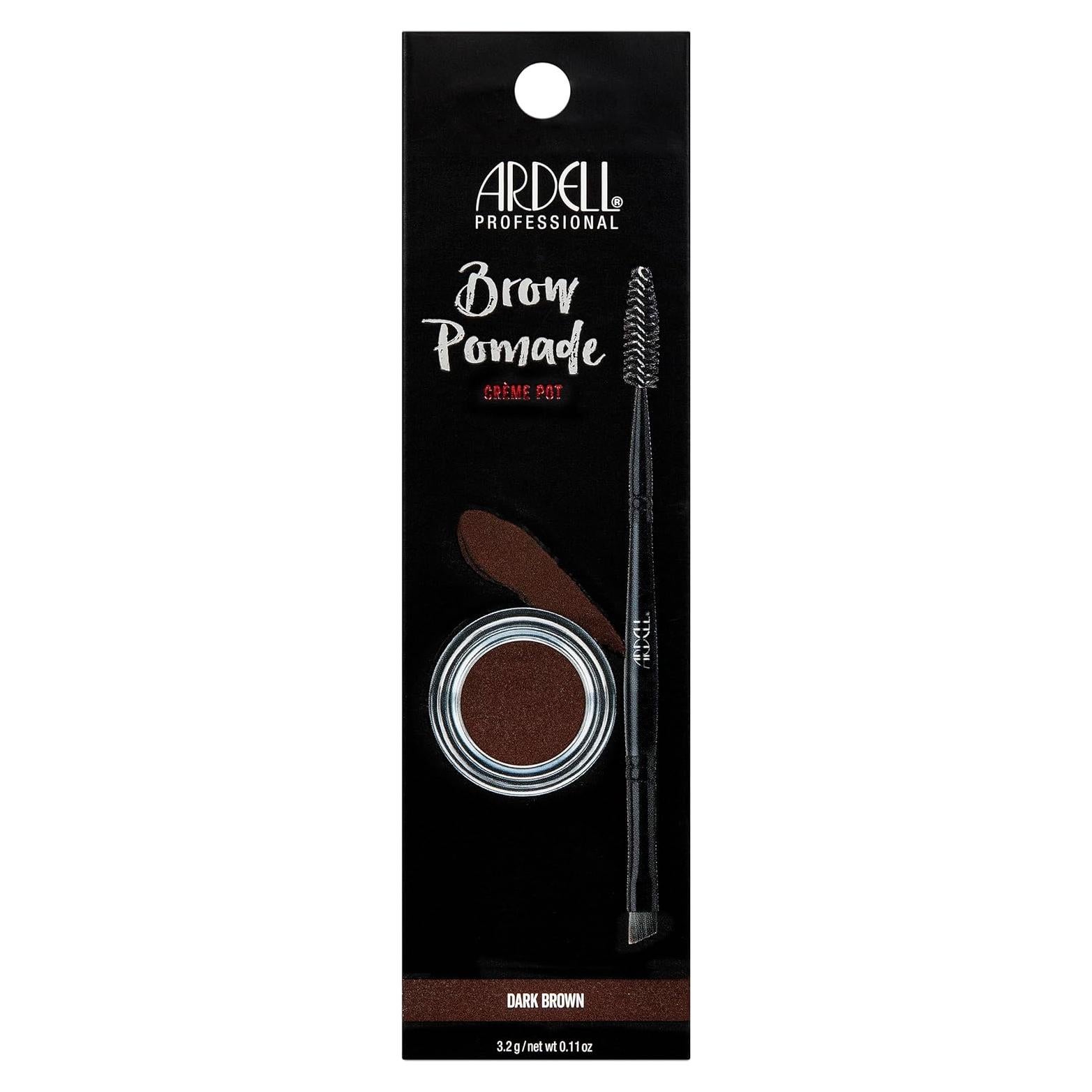 Pomada para Cejas Ardell Marrón Oscuro 32g con Brocha