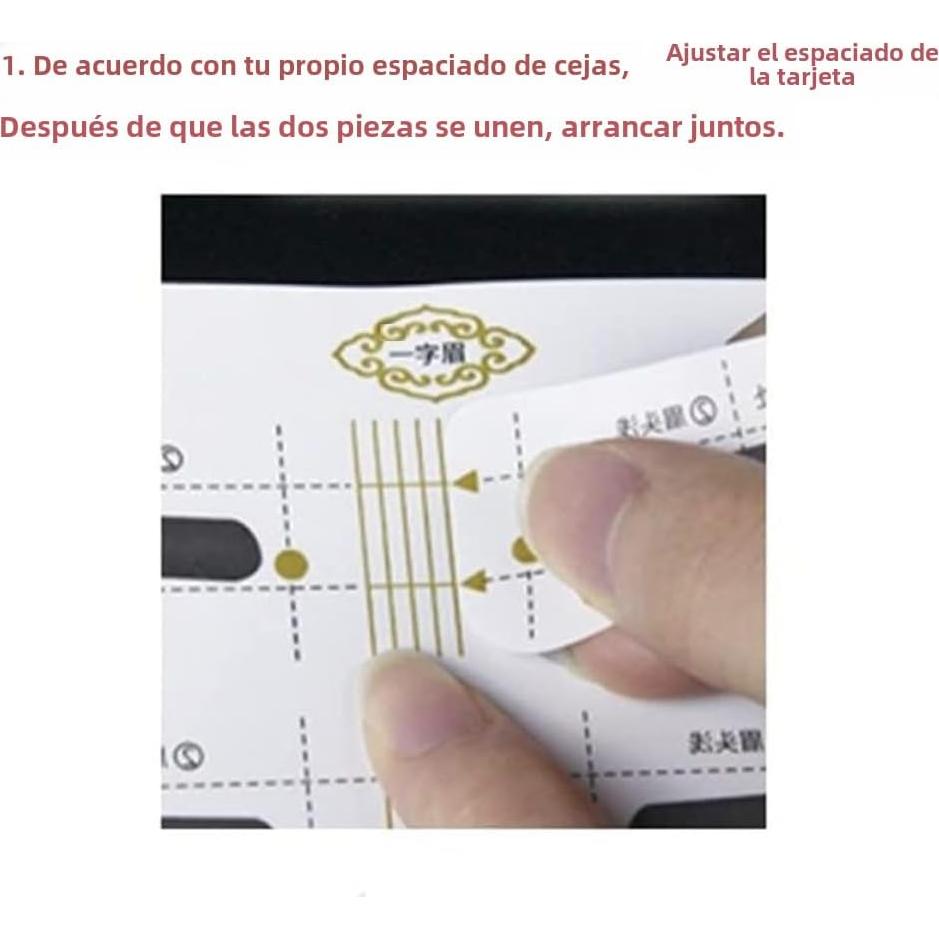 Plantillas de Cejas Mzdkjzl 60 Piezas 12 Estilos Ajustables