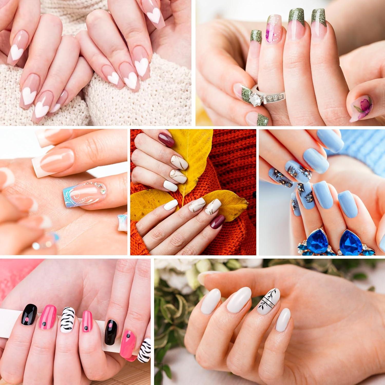 Juego de 3 Pinceles para Limpiar Esmalte de Uñas Sliverdew