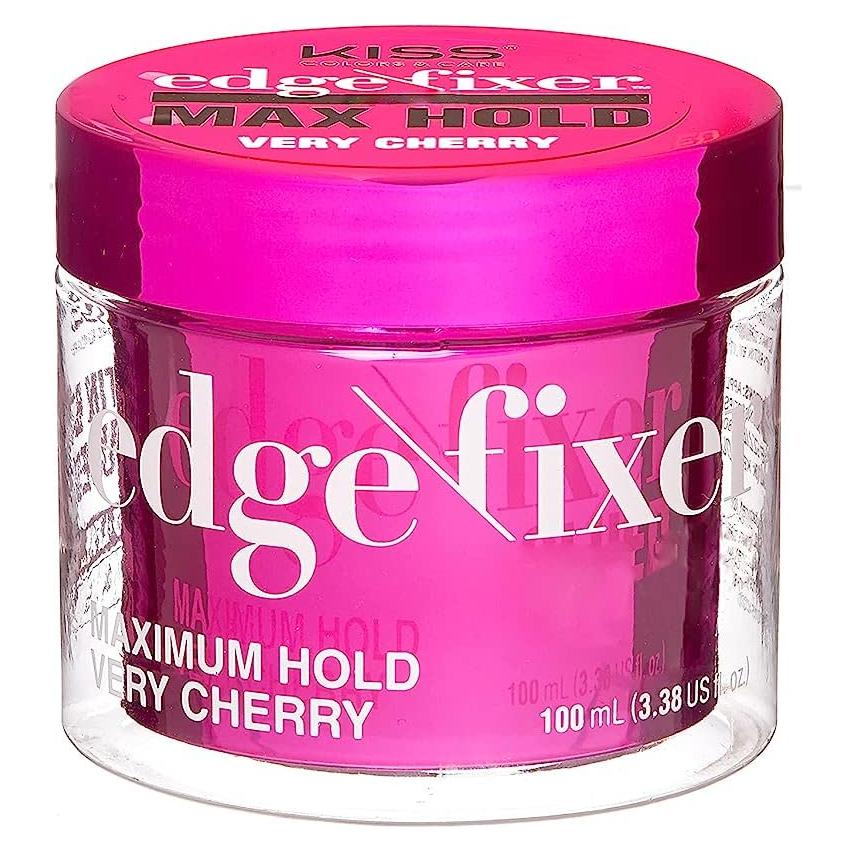 Fijador de Bordes KISS Colors & Care 100 ml Biotina B7 Cereza