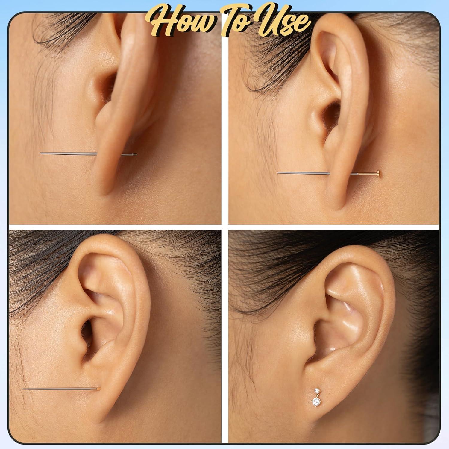 Herramienta de Agarre de Bola para Piercing 20G 18G 16G 14G
