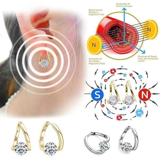 Pendientes de Magnetoterapia Lovefinity para Mujeres - 4 Pares