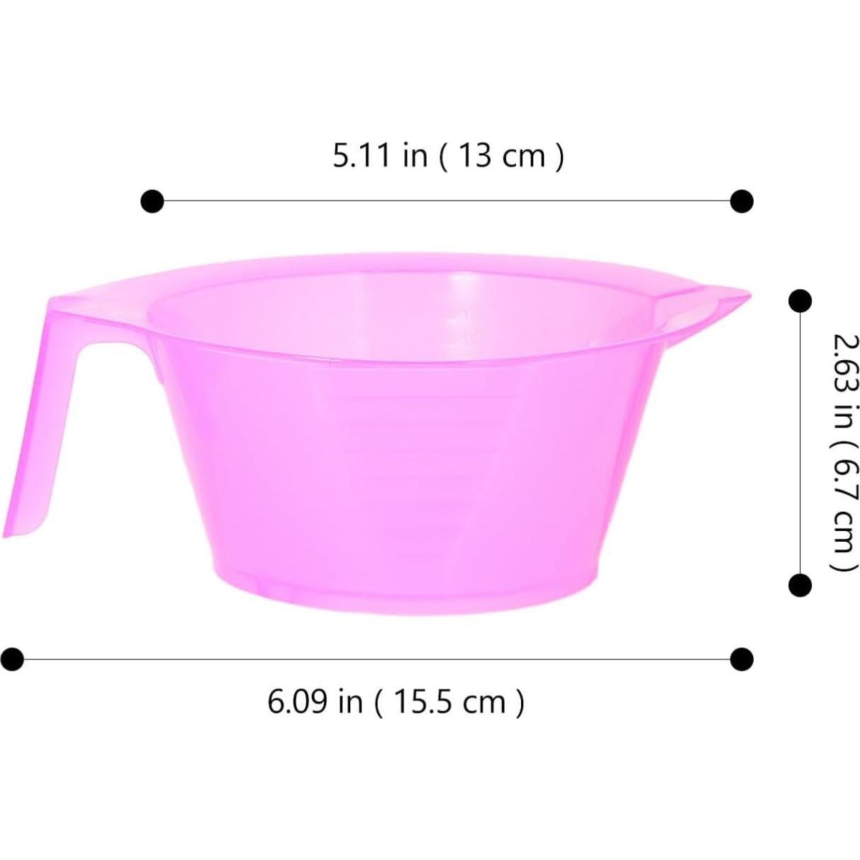 Kit 6 Tazones Mezcladores de Color LALAFINA para Tinte Cabello