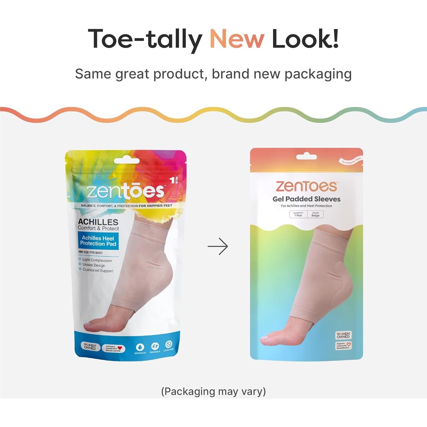 Mangas de Compresión para Tendón de Aquiles ZenToes - Alivio de Dolor