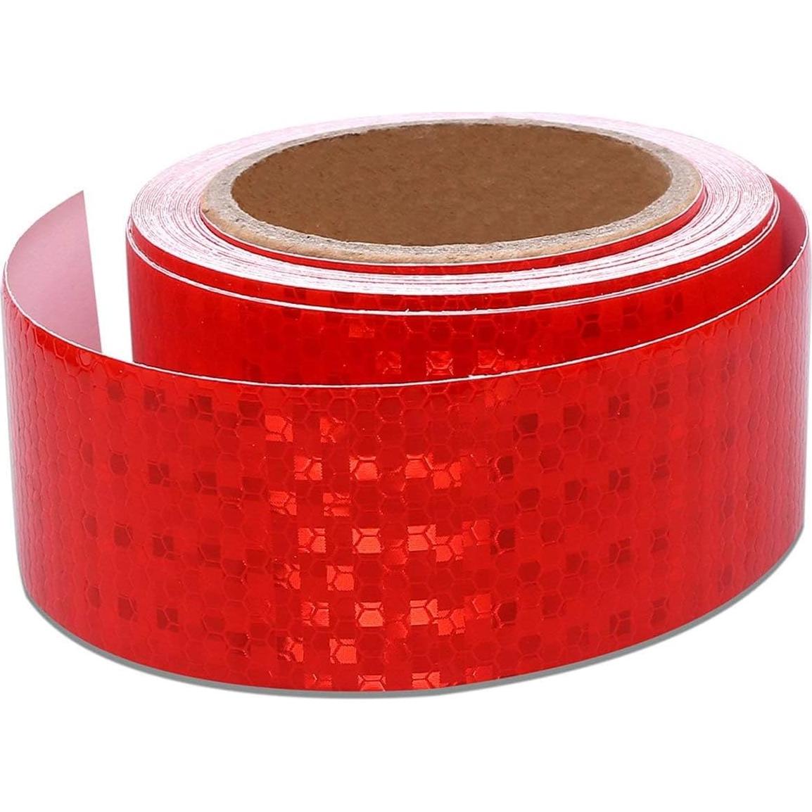 Cinta Reflectante de Seguridad Roja AISEY 5.08 cm x 9.14 m