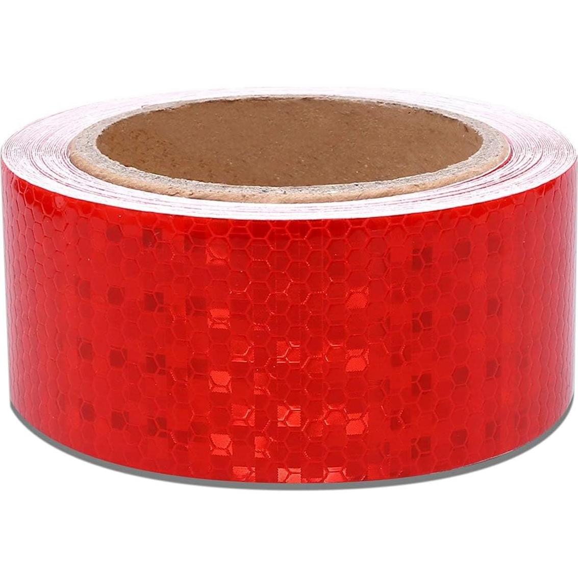 Cinta Reflectante de Seguridad Roja AISEY 5.08 cm x 9.14 m