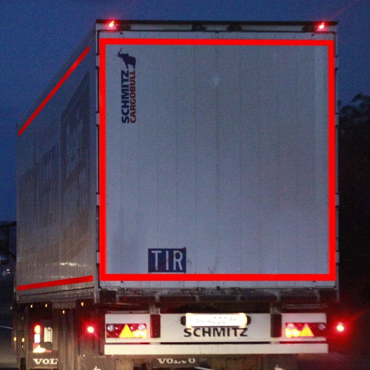 Cinta Reflectante de Seguridad Roja AISEY 5.08 cm x 9.14 m