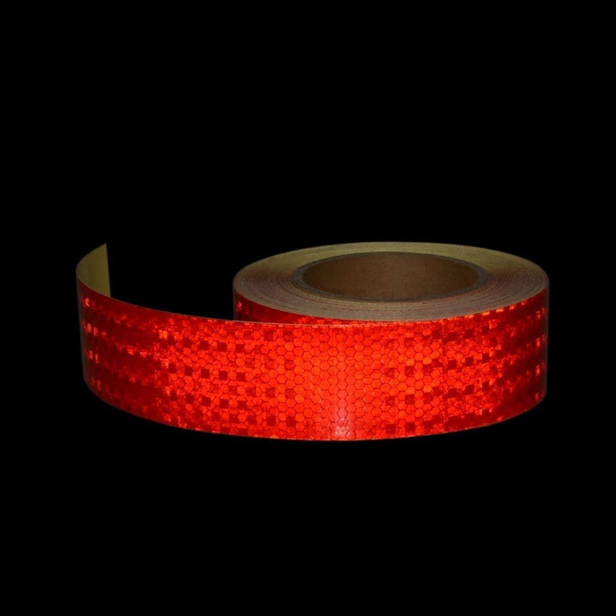 Cinta Reflectante de Seguridad Roja AISEY 5.08 cm x 9.14 m