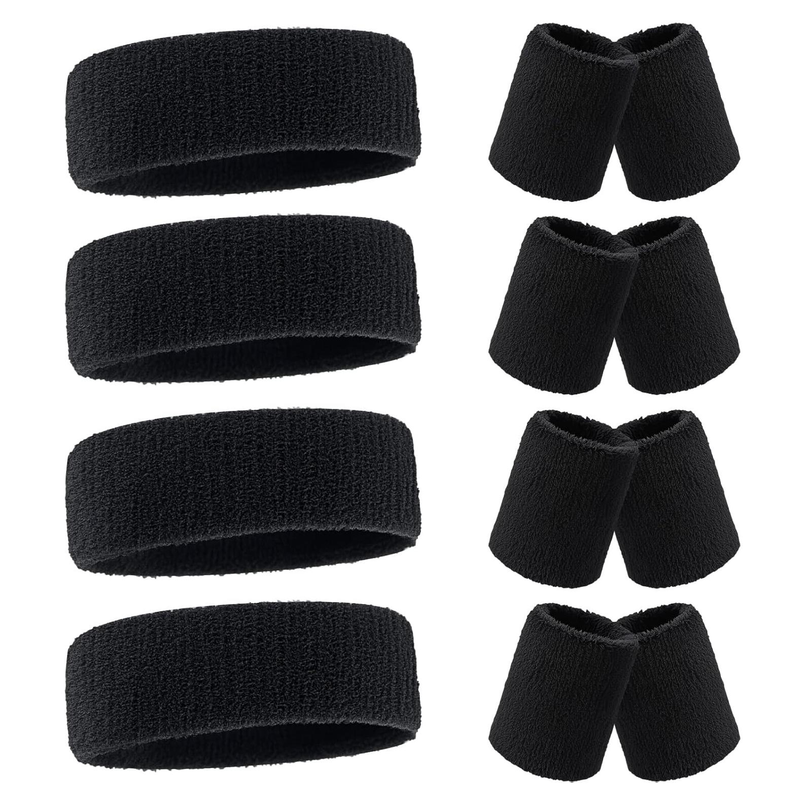 Conjunto de Muñequera y Diadema Civaner 8 Pcs Multi-Deporte