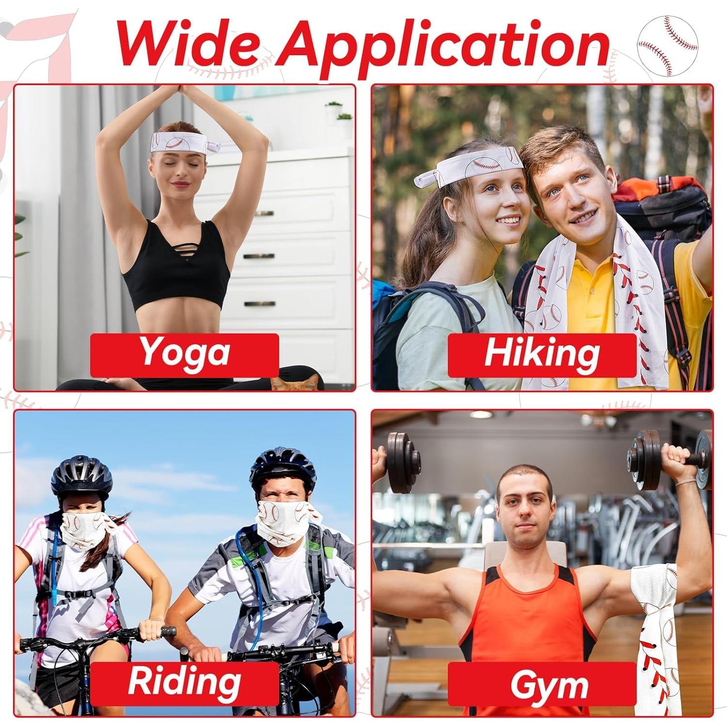 30 Toallas Refrigerantes de Béisbol Party Greeting 101.6x30.5cm