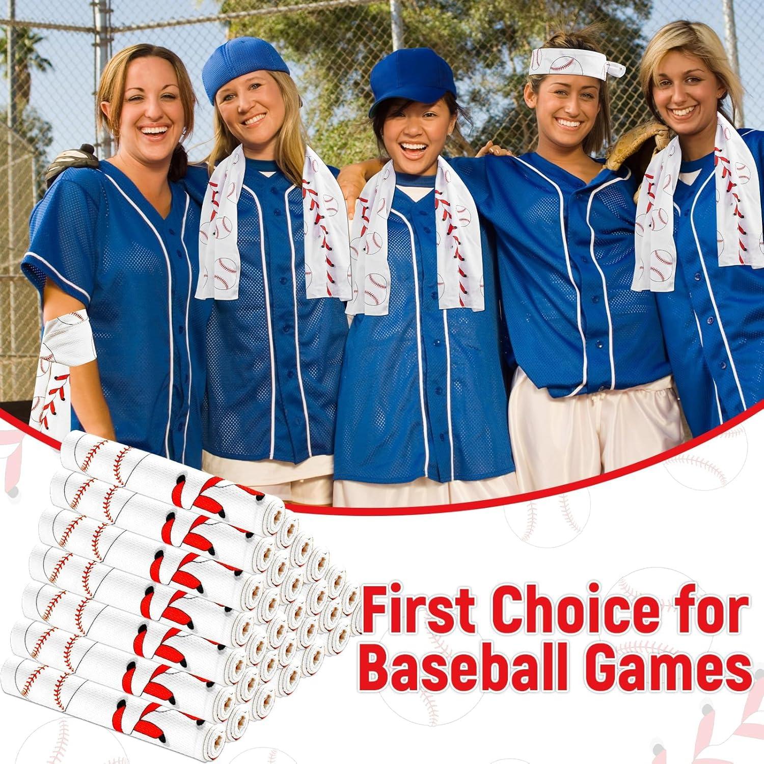 30 Toallas Refrigerantes de Béisbol Party Greeting 101.6x30.5cm