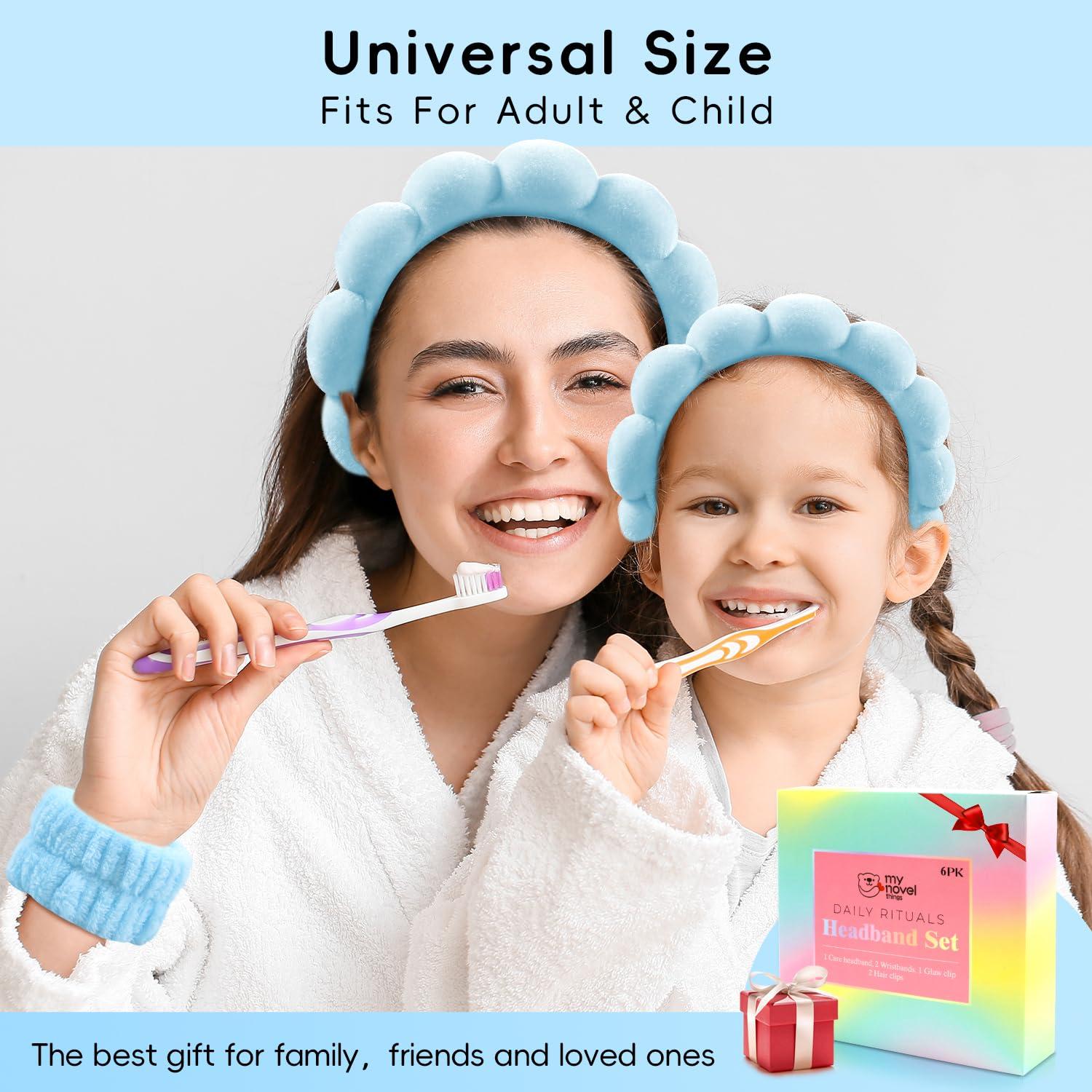 Diadema de Spa Mis Cosas Novedosas Azul para Cuidado Facial