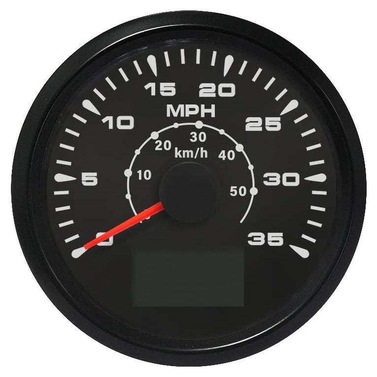 Velocímetro GPS ELING 0-55KM/H Impermeable 85mm 12V/24V