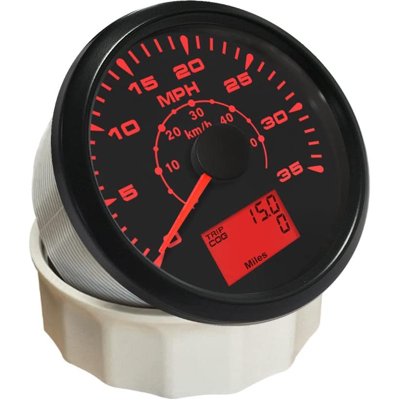 Velocímetro GPS ELING 0-55KM/H Impermeable 85mm 12V/24V