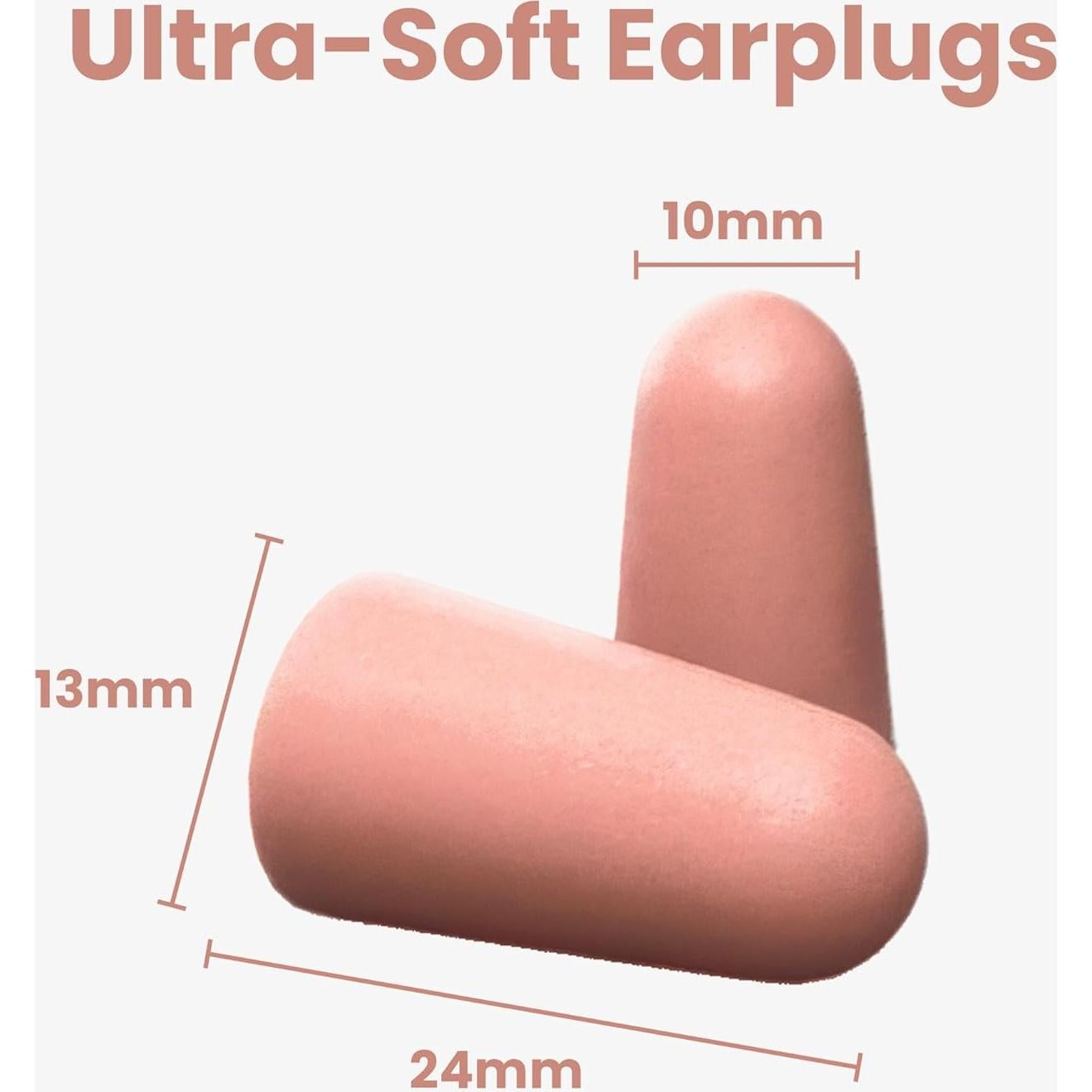 Tapones para Oídos SnoozePlugs Ultra Suaves - 60 Pares