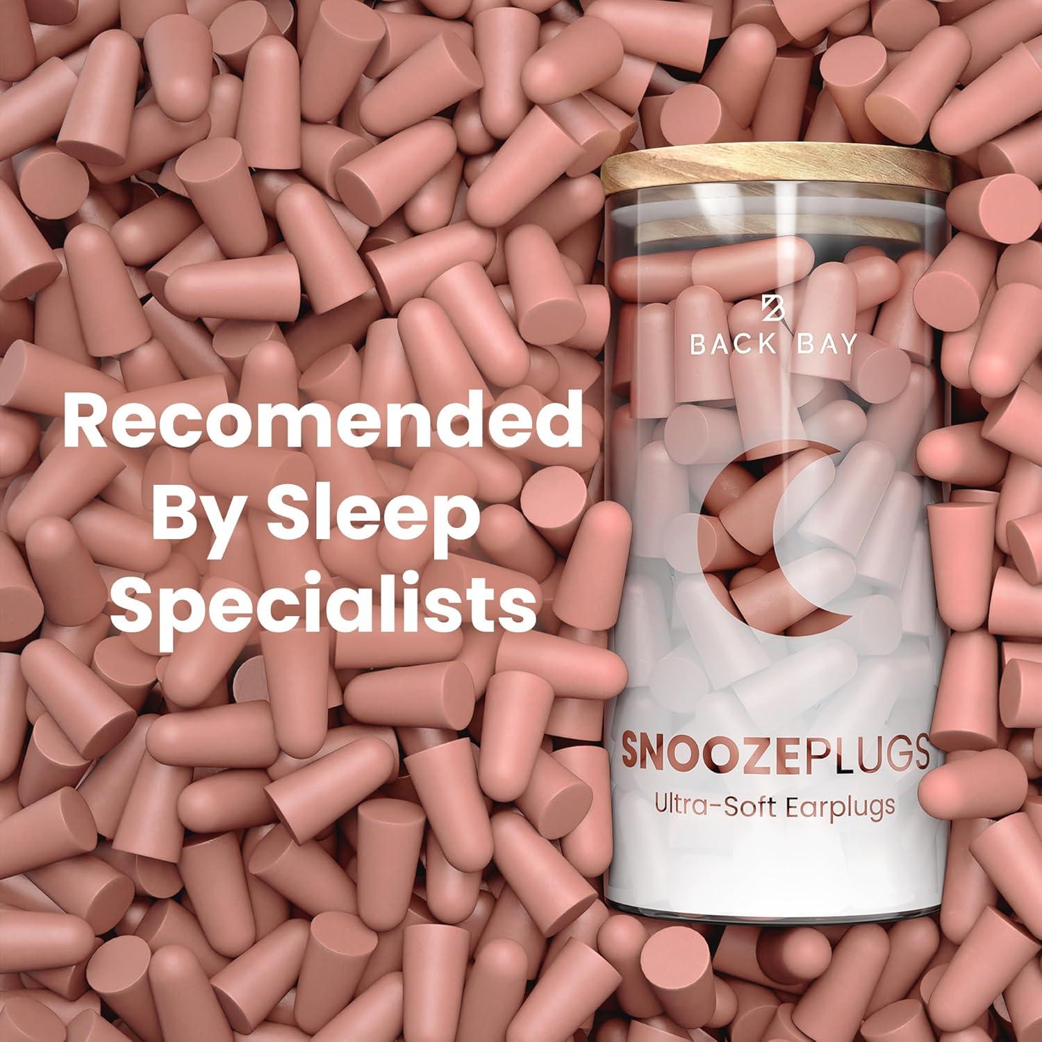 Tapones para Oídos SnoozePlugs Ultra Suaves - 60 Pares