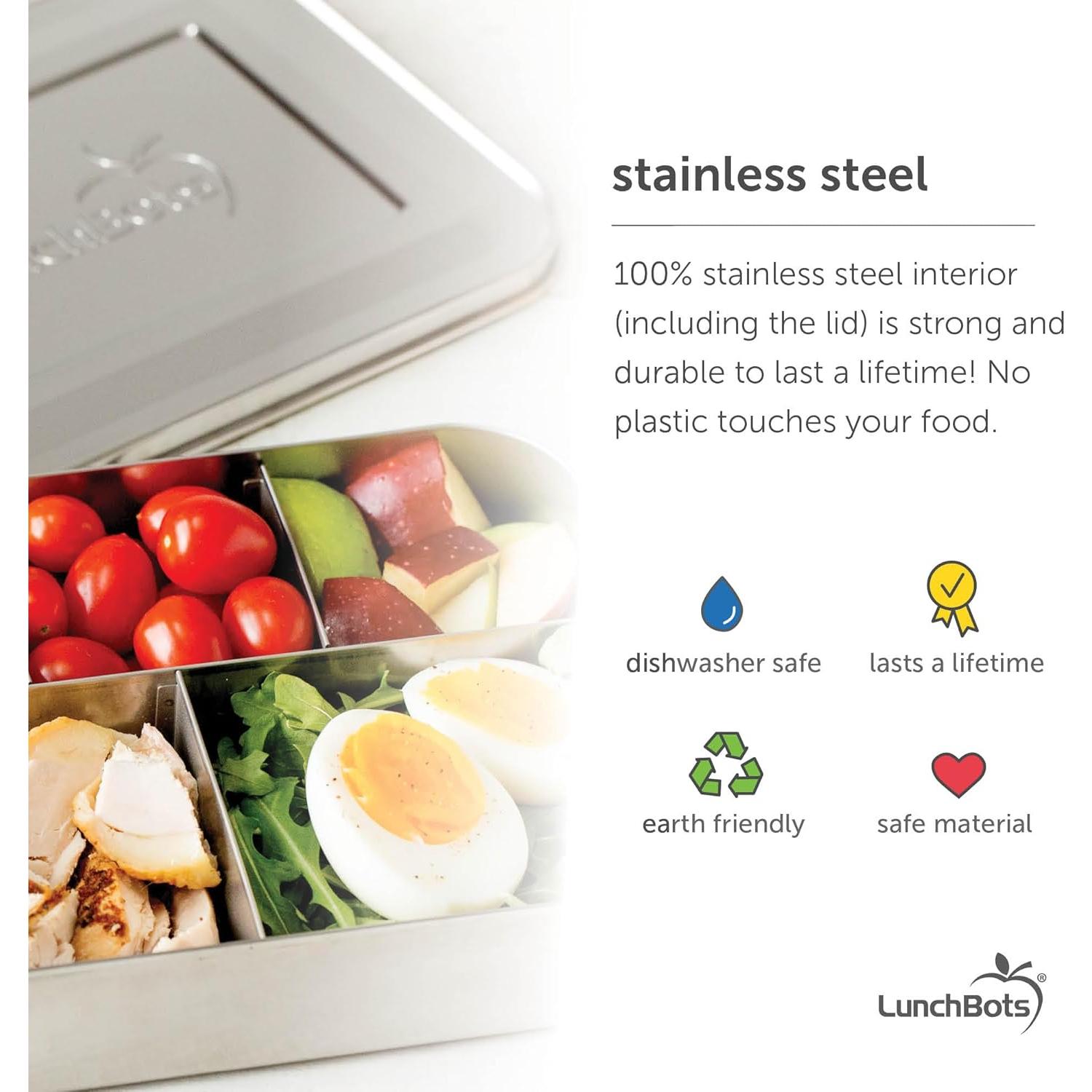 Contenedor de Sándwich LunchBots Uno Acero Inoxidable 0.59kg