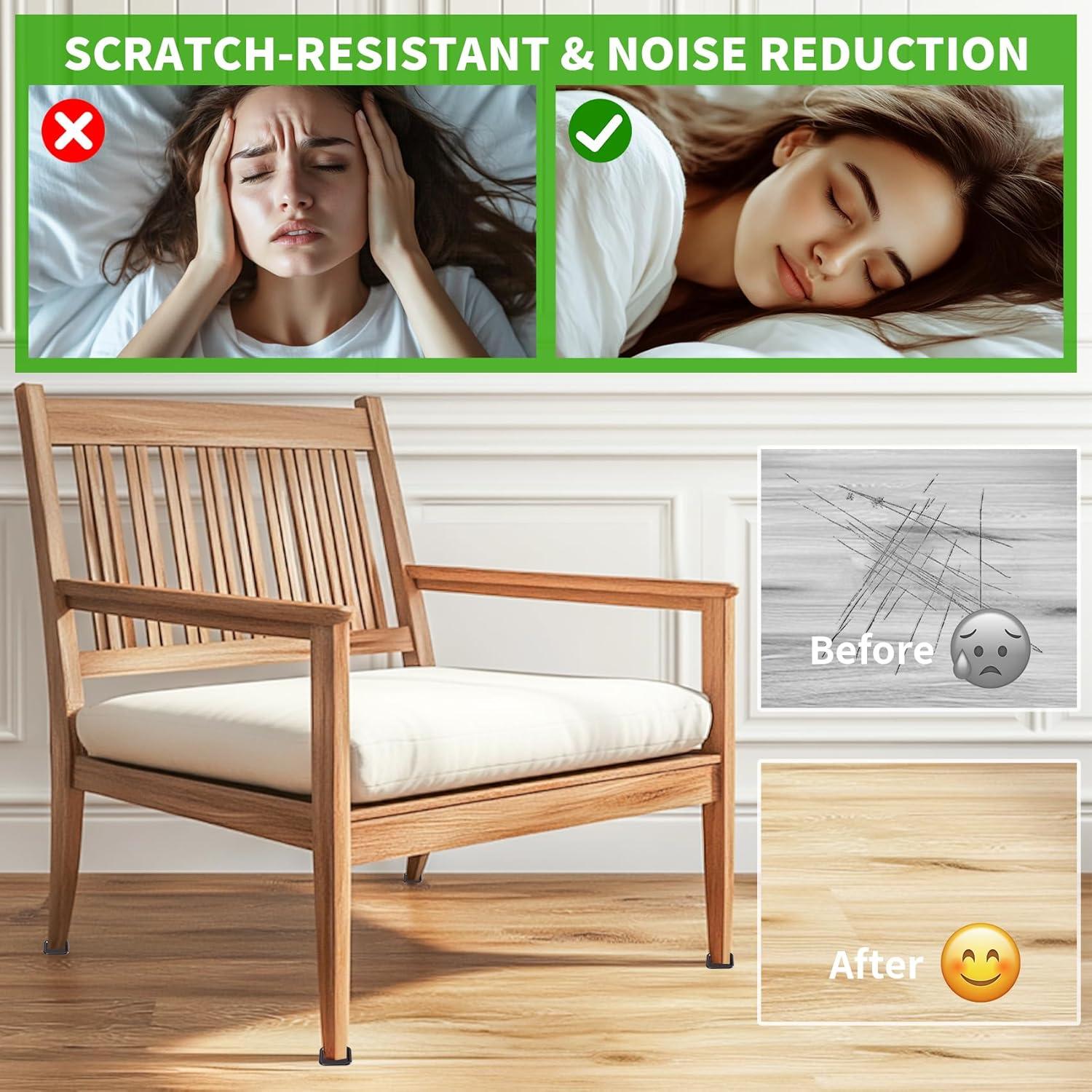 Copas de Muebles Cuadradas GAGUIUP 4.45 cm Reutilizables 24 Pzas