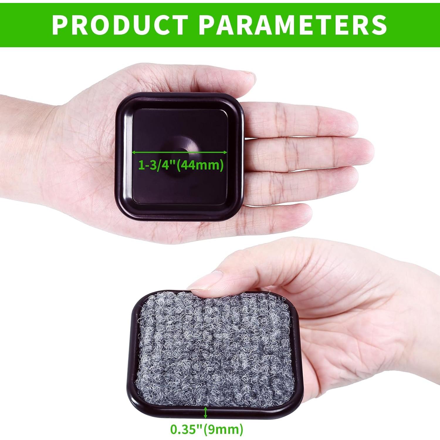 Copas de Muebles Cuadradas GAGUIUP 4.45 cm Reutilizables 24 Pzas