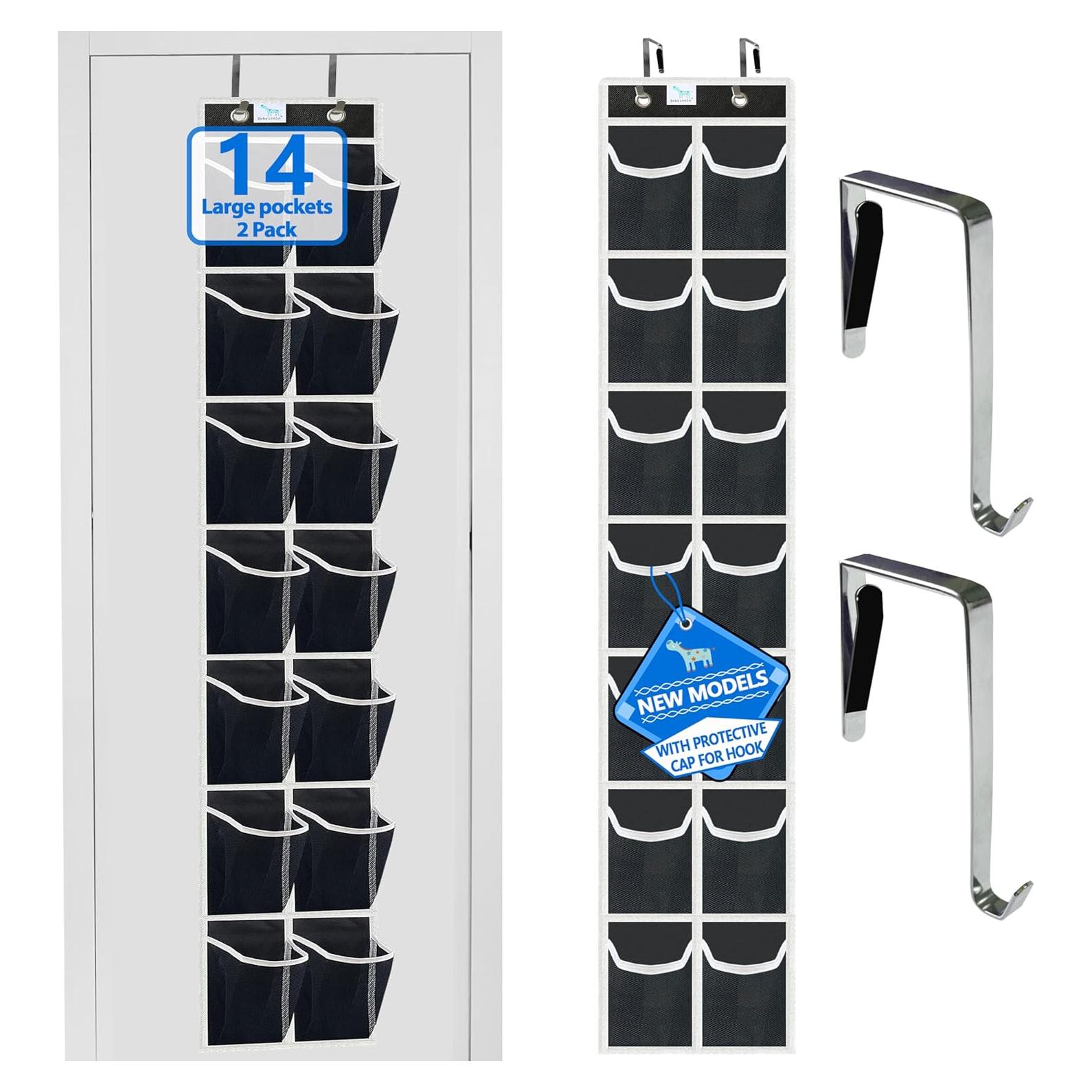 Organizador de zapatos para puerta Zebricolo, 14 bolsillos, 20.4 kg