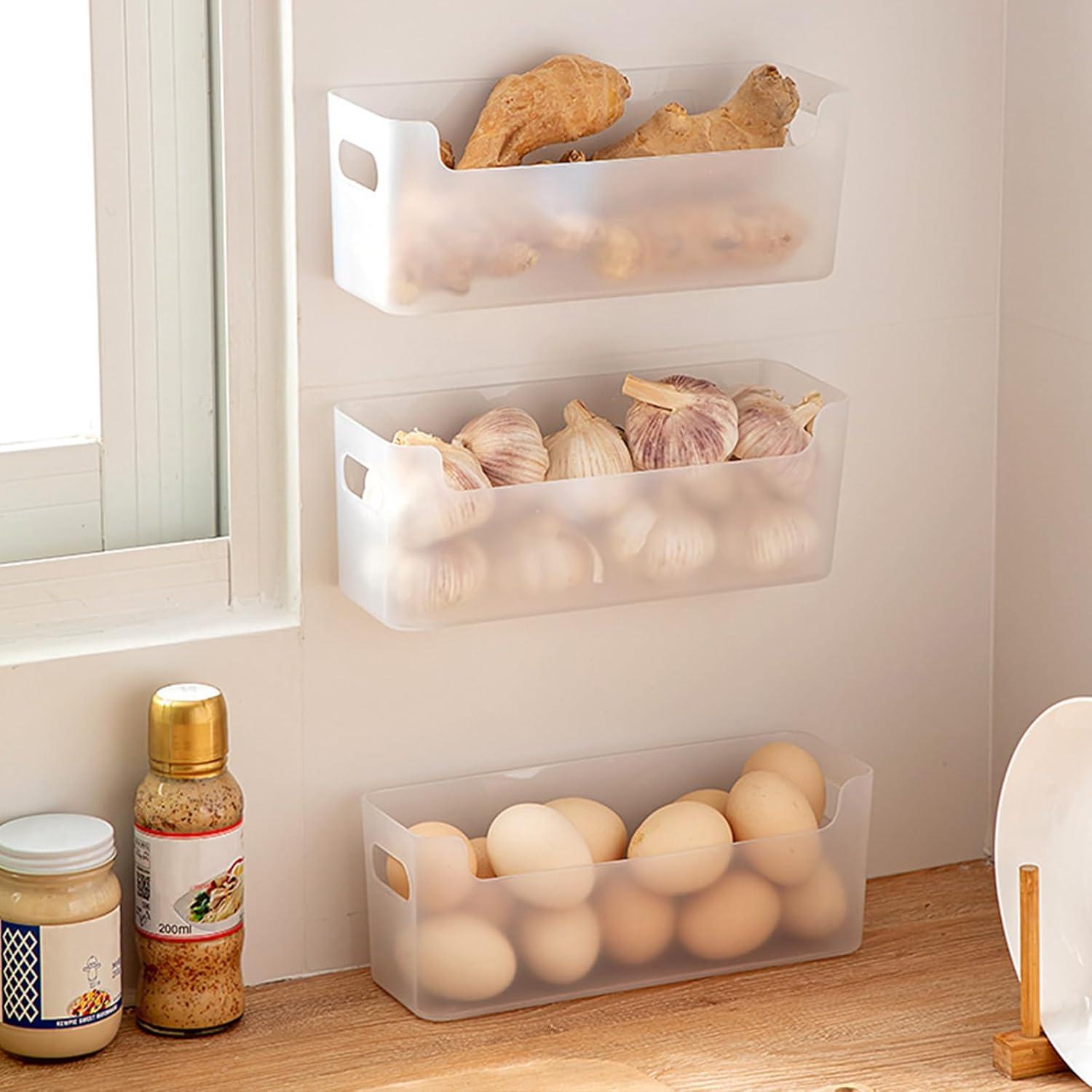 Organizador de Puerta de Gabinete IGUOCY 2 Pcs Transparente