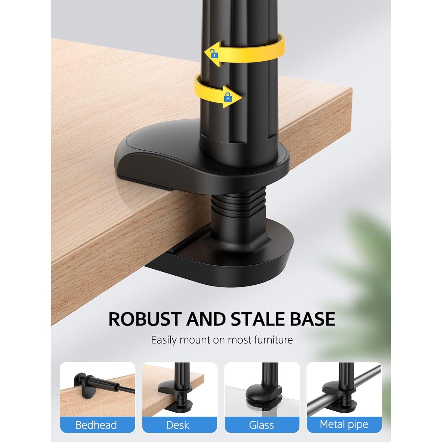 Soporte para Tablet SHAWE Cuello de Cisne 360° Negro